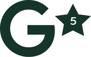 5-star rating on Google Reviews